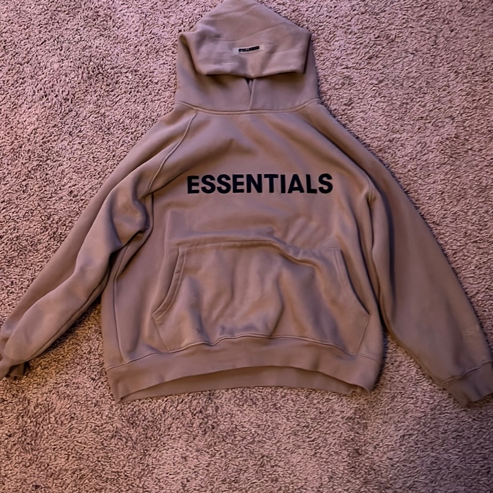 2020 Fear of God Essentials Hoodie ‘Taupe’